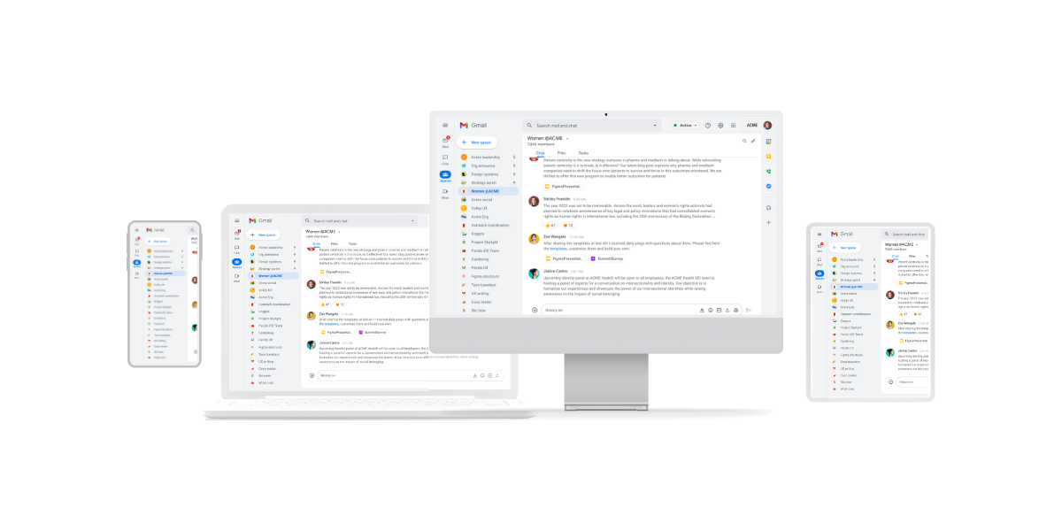 google chat communicate and collaborate image